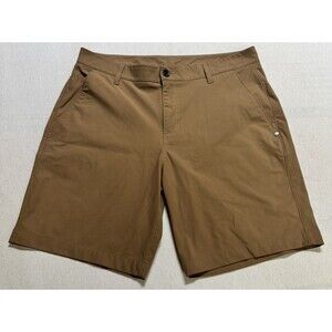 Vuori Shorts Men's 33 Brown Performance Chino Stretch Golf Lifestyle Casual Gym